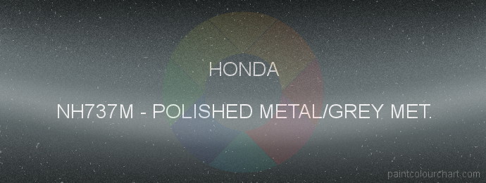 Honda paint NH737M Polished Metal/grey Met.