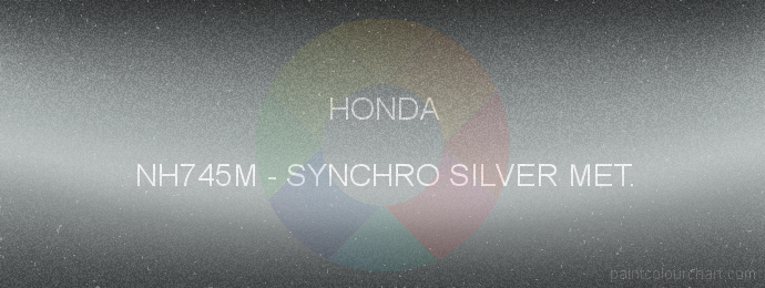 Honda paint NH745M Synchro Silver Met.