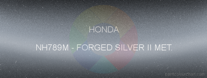 Honda paint NH789M Forged Silver Ii Met.