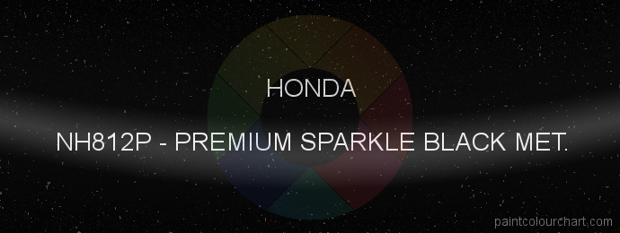 Honda paint NH812P Premium Sparkle Black Met.