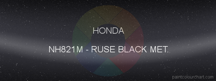 Honda paint NH821M Ruse Black Met.