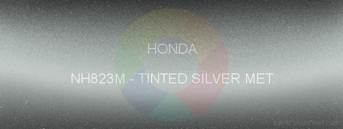 Honda paint NH823M Tinted Silver Met.