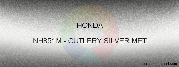 Honda paint NH851M Cutlery Silver Met.