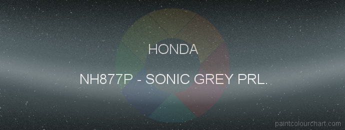 Honda paint NH877P Sonic Grey Prl.