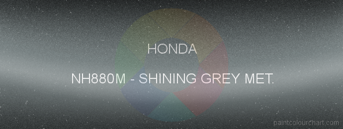 Honda paint NH880M Shining Grey Met.