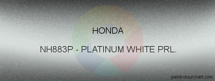 Honda paint NH883P Platinum White Prl.