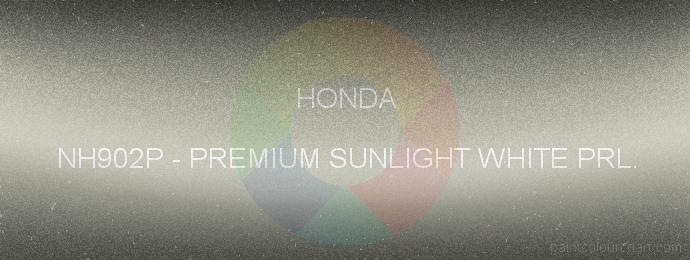 Honda paint NH902P Premium Sunlight White Prl.