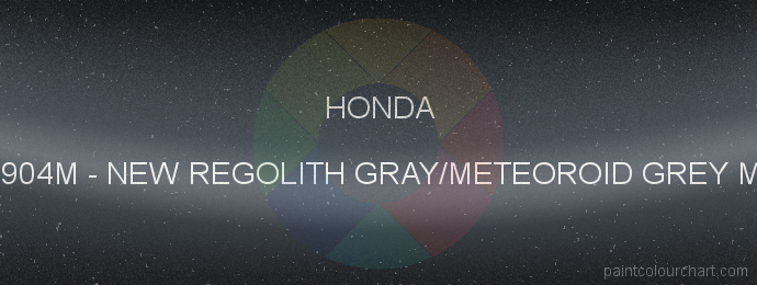 Honda paint NH904M New Regolith Gray/meteoroid Grey Met.