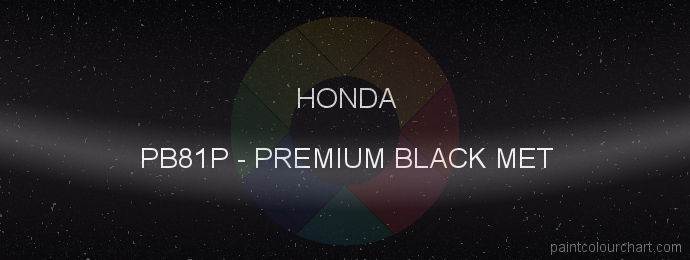 Honda paint PB81P Premium Black Met
