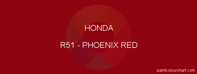 Honda paint R51 Phoenix Red