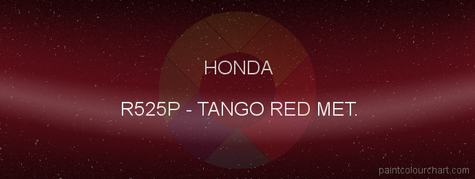 Honda paint R525P Tango Red Met.