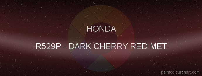 Honda paint R529P Dark Cherry Red Met.