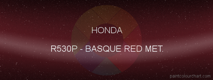 Honda paint R530P Basque Red Met.