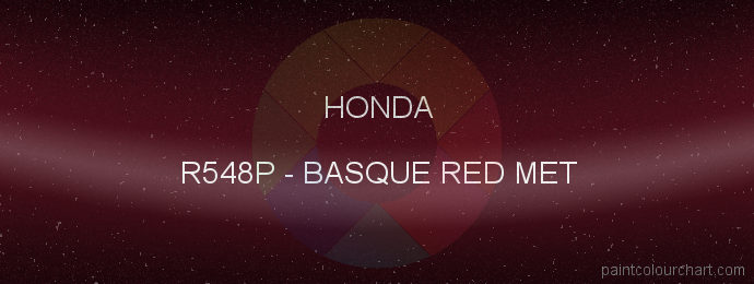 Honda paint R548P Basque Red Met