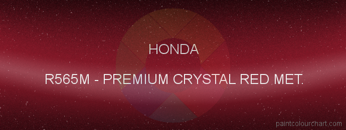 Honda paint R565M Premium Crystal Red Met.