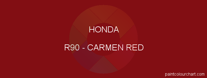 Honda paint R90 Carmen Red