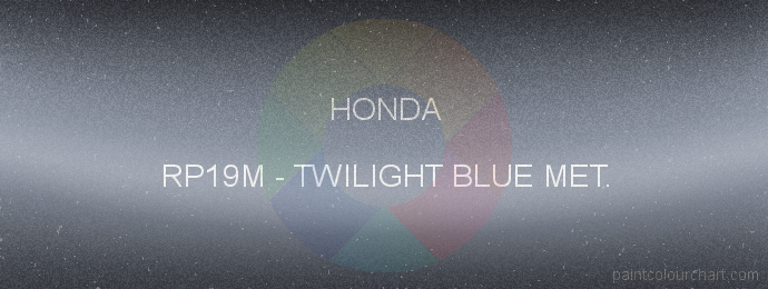 Honda paint RP19M Twilight Blue Met.