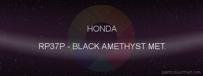 Honda paint RP37P Black Amethyst Met.