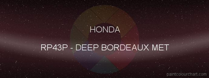Honda paint RP43P Deep Bordeaux Met