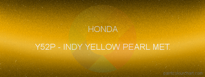 Honda paint Y52P Indy Yellow Pearl Met.