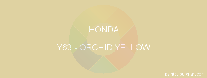 Honda paint Y63 Orchid Yellow