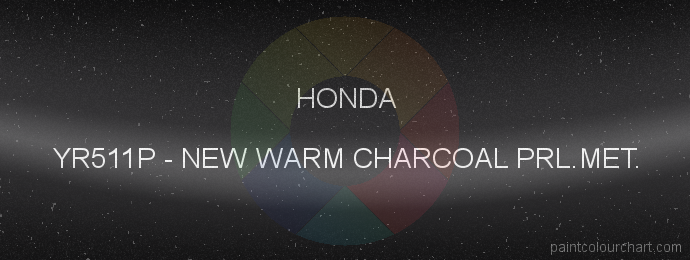 Honda paint YR511P New Warm Charcoal Prl.met.