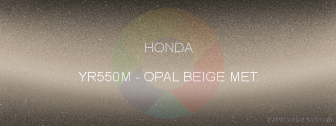 Honda paint YR550M Opal Beige Met.