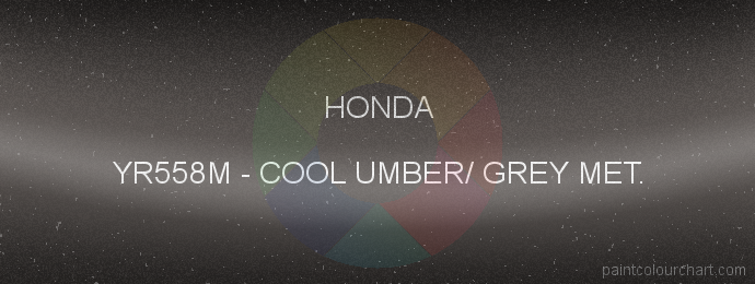 Honda paint YR558M Cool Umber/ Grey Met.