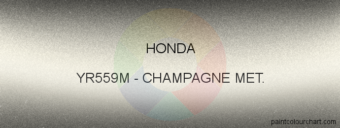 Honda paint YR559M Champagne Met.