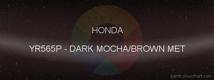 Honda paint YR565P Dark Mocha/brown Met