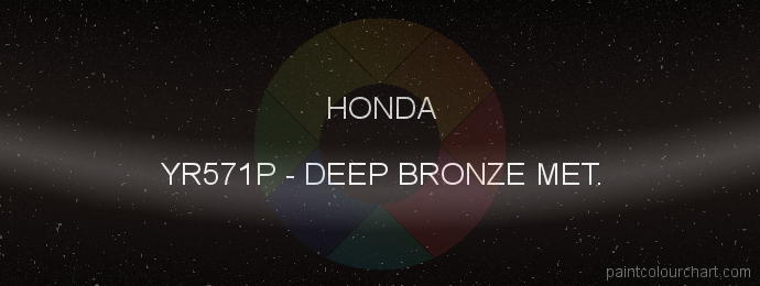 Honda paint YR571P Deep Bronze Met.