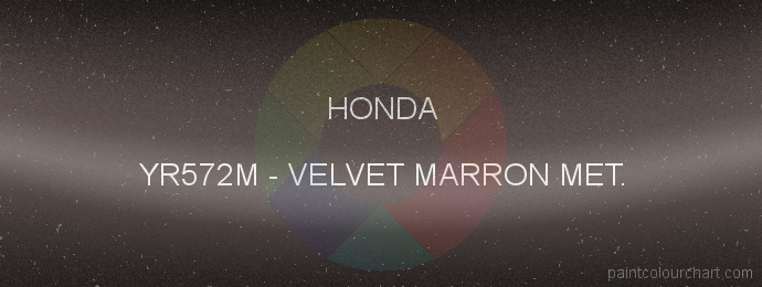 Honda paint YR572M Velvet Marron Met.