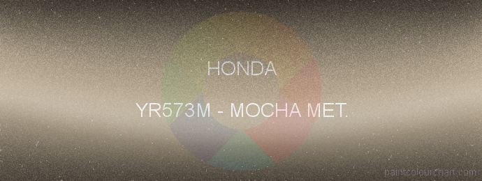 Honda paint YR573M Mocha Met.