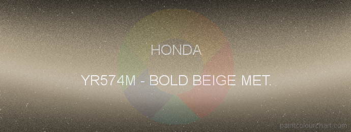Honda paint YR574M Bold Beige Met.
