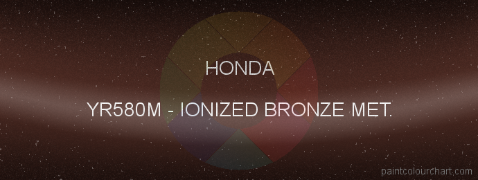 Honda paint YR580M Ionized Bronze Met.