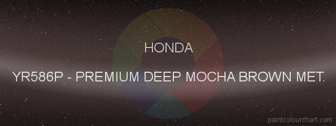 Honda paint YR586P Premium Deep Mocha Brown Met.