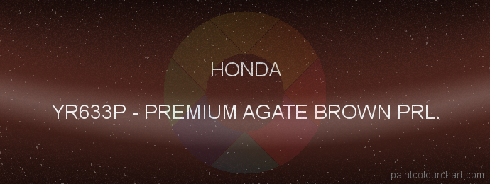 Honda paint YR633P Premium Agate Brown Prl.