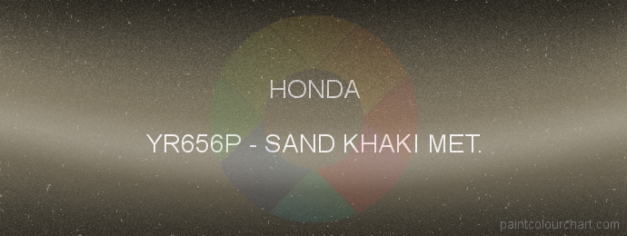 Honda paint YR656P Sand Khaki Met.