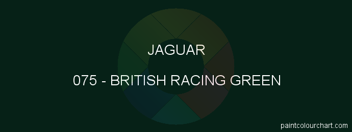 Jaguar paint 075 British Racing Green