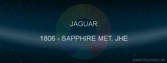 Jaguar paint 1806 Sapphire Met. Jhe