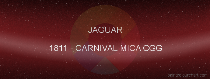 Jaguar paint 1811 Carnival Mica Cgg