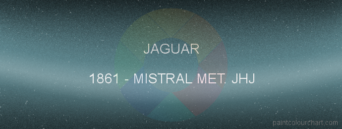 Jaguar paint 1861 Mistral Met. Jhj