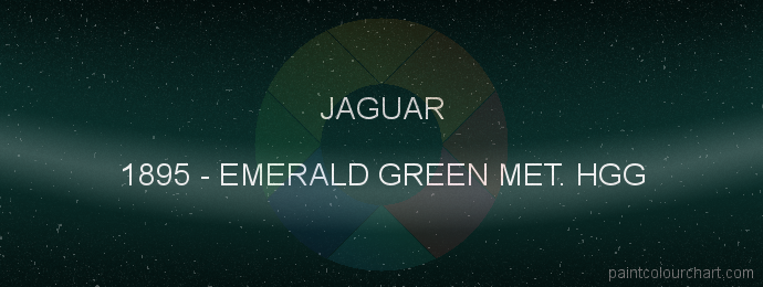 Jaguar paint 1895 Emerald Green Met. Hgg