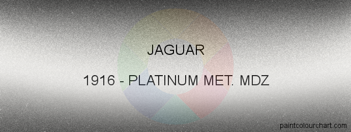 Jaguar paint 1916 Platinum Met. Mdz