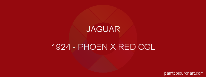 Jaguar paint 1924 Phoenix Red Cgl