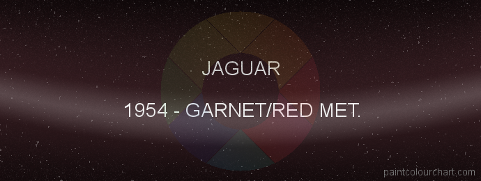 Jaguar paint 1954 Garnet/red Met.