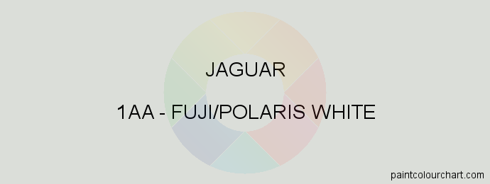 Jaguar paint 1AA Fuji/polaris White