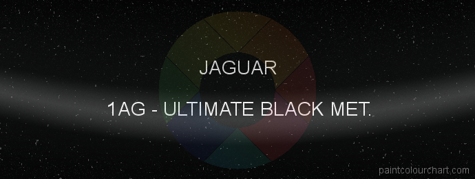 Jaguar paint 1AG Ultimate Black Met.