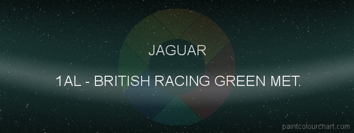 Jaguar paint 1AL British Racing Green Met.