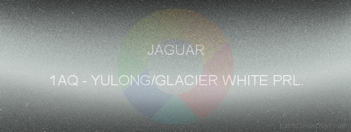 Jaguar paint 1AQ Yulong/glacier White Prl.